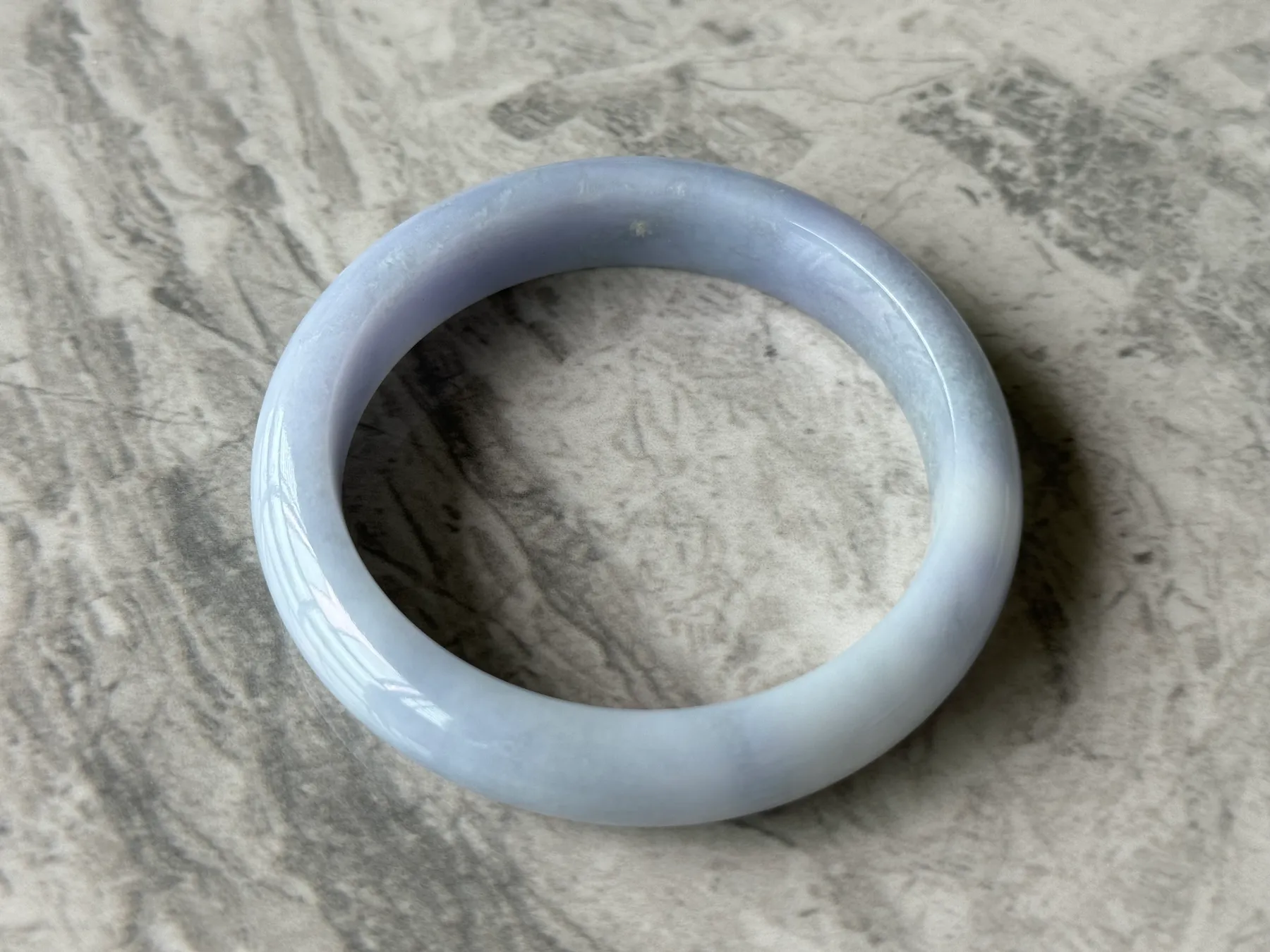 Outlets Burmese lavender Pi Xiu jade bangle/52.35mm